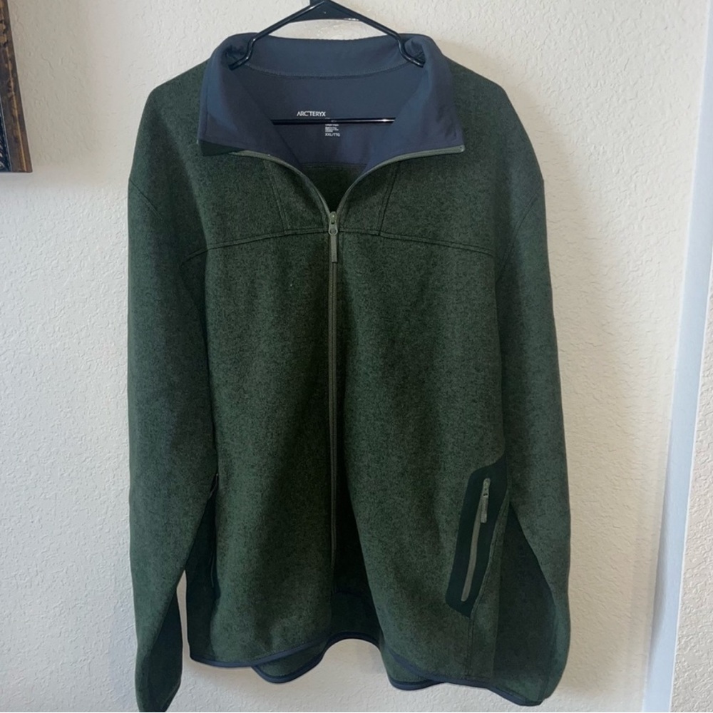 Arc'teryx Men's Covert Cardigan Green Heather Color Size XXL